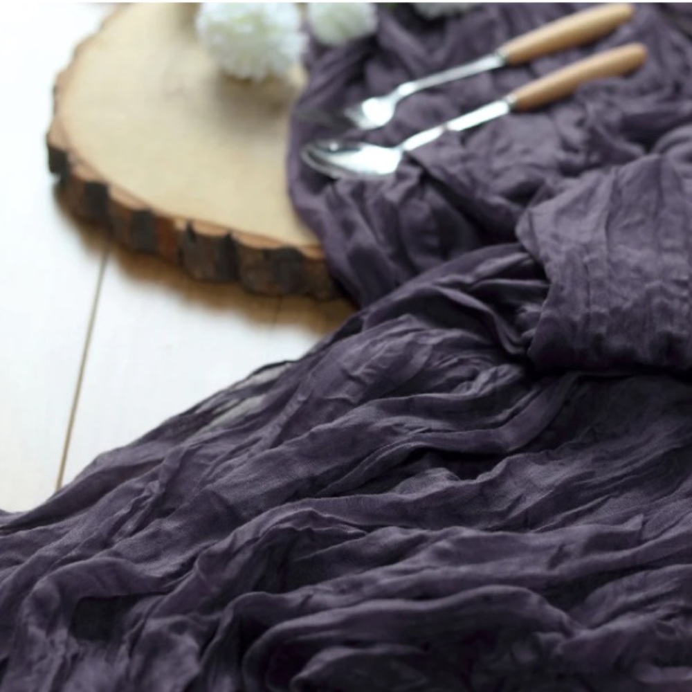 COPY - Purple Gauze Table Runner